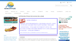 Desktop Screenshot of kayak-attitude.fr